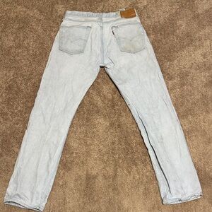 Levi's Men's 32x32 501’s Faded Blue Straight Jeans